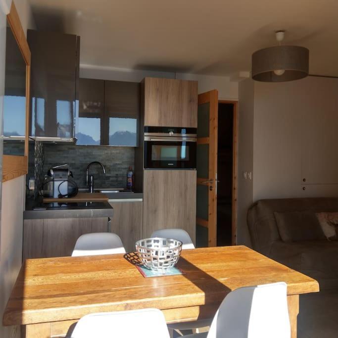 Appartement Entierement Renove, Vue Exceptionnelle Huez Exteriér fotografie