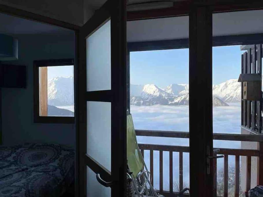 Appartement Entierement Renove, Vue Exceptionnelle Huez Exteriér fotografie